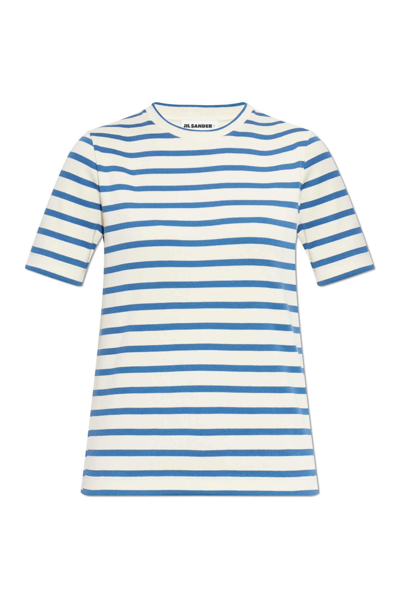 JIL SANDER+ Cotton T-shirt with stripe pattern | Women's | Vitkac